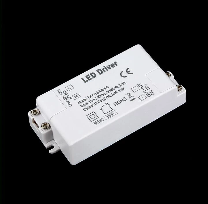 US $299.00 12V 24W LED Driver Power Supply 2A 24W Constant Voltage Power Adapter 50pcs