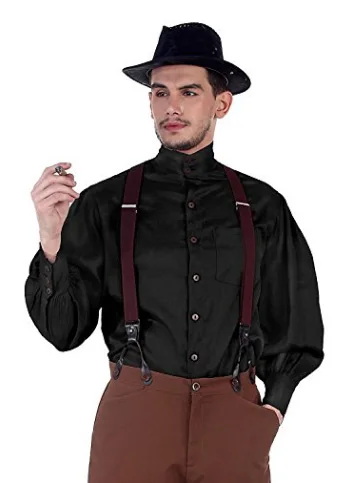 victorian seigneur shirt steampunk gentlemen vampire punk gothic costume holiday shipping tweet c1292