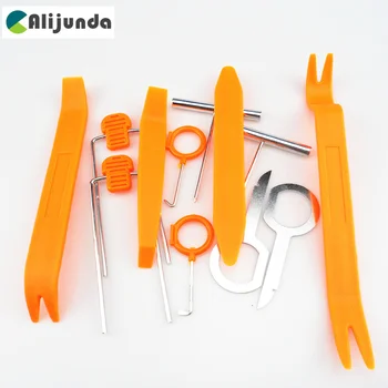 

Alijunda Car styling 12pcs Car Radio Door Clip Panel Kit For Skoda Octavia Fabia Rapid Superb Yeti Roomster