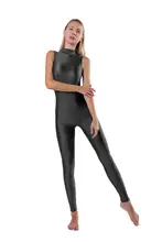 Speerise Womens Turtleneck Gymnastics Jumpsuits Female Spandex for Unitards Skinny Rompers Zipper Full Lenght Wear Speerise Womens Turtleneck Gymnastics Jumpsuits Female Spandex for Unitards Skinny Rompers Zipper Full Lenght Wear