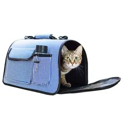 Модные сумки для животных кошка сумка-мессенджер переносная собака кошки сумка исходящая дорожная сумка щенок переноска Сетчатая Сумка на