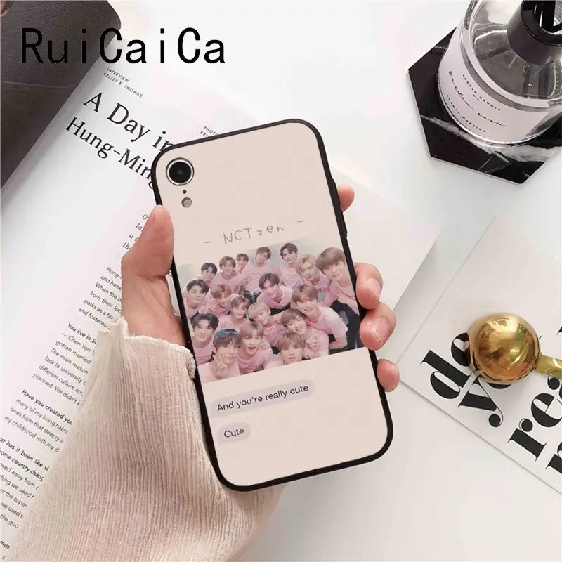 Чехол для телефона Ruicaica NCT 127 Kpop grupo Menino высокого качества iPhone 8 7 6 6S 6Plus X XS MAX 5 5S SE XR