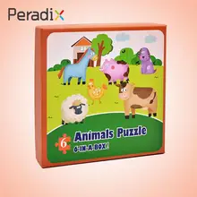 6 в 1 морские животные транспортные средства головоломка интеллектуальное развитие детские игрушки дети