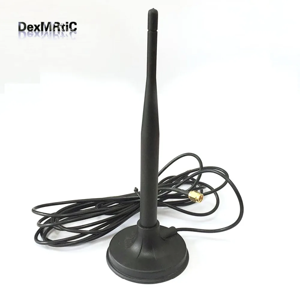 1 шт. 2,4 ГГц антенна SMA штекер 6dbi 1,2 м удлинитель Магнитная база OMNI wifi антенна для мобильного телефона 1 шт. 2,4 ГГц антенна SMA штекер 6dbi 1,2 м удлинитель Магнитная база OMNI wifi антенна для мобильного телефона