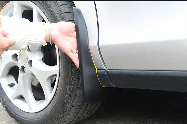 Крыло Оригинальное положение отверстия автомобиля мягкий клей брызговик защита модификация автомобильные аксессуары для Toyota Previa Estima