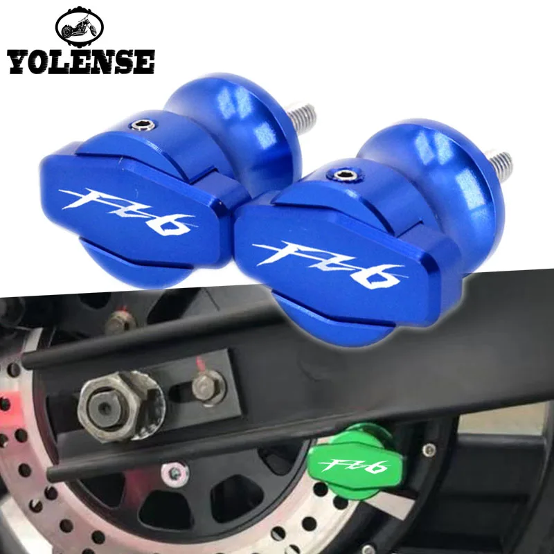 

Motorcycle CNC Frame Stands 6MM Screws sliders Swingarm Spools Slider M6 For YAMAHA FZ6 FAZER FZ 6 2004-2015 2014 2013 2012 2011