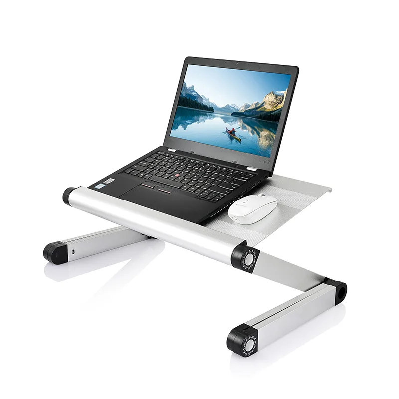 2 Colors Computer Desks Portable Adjustable Foldable Laptop Notebook Lap PC Folding Desk Table Vented Stand Bed Tray Wholesale