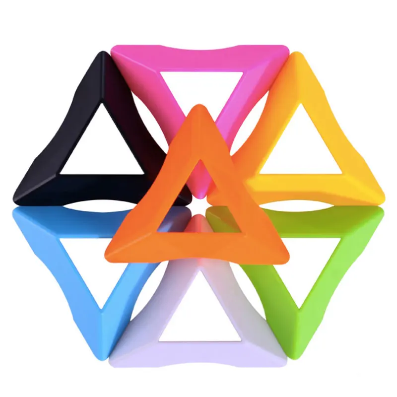 

New Colorful Magic Cube accessories Magic Cube Triangle Holder Base