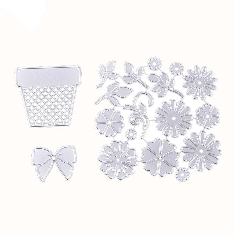 

Flowers Frame Metal Cutting Dies For Scrapbooking Decor Embossing Card making Craft stencil clear stamps DIY maker