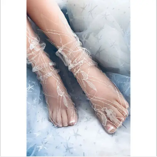 Women Ladies Sexy Fishnet Ankle High Socks Lady Mesh Lace Fish Net Short Socks