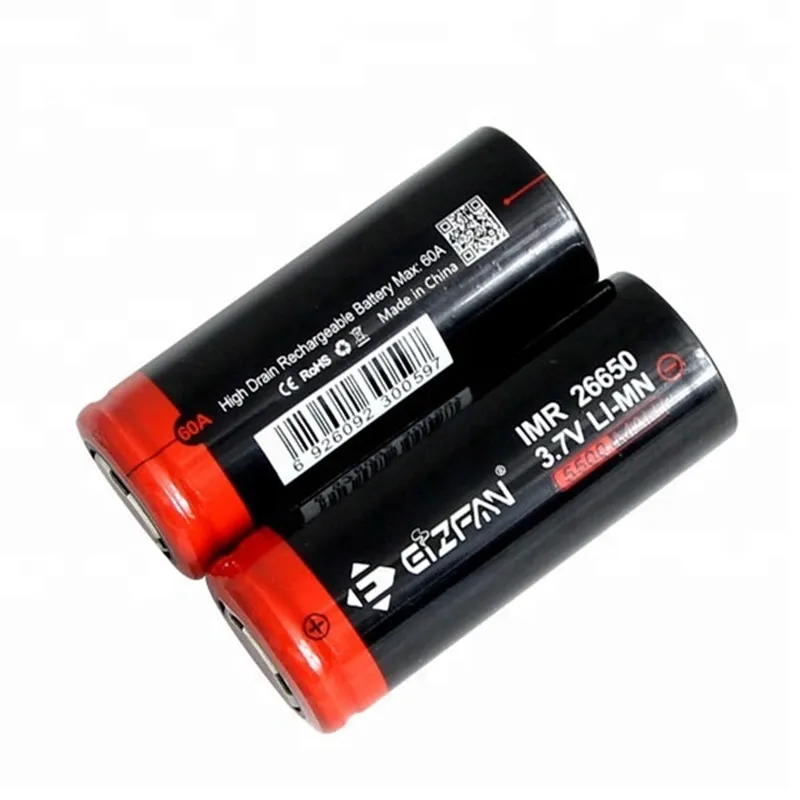 26650 аккумулятор 5500mAh 60A li-ion 3,7 V перезаряжаемый аккумулятор 26650 для 26650 Mech Box Mod испаритель комплект высокой мощности фонарик E10