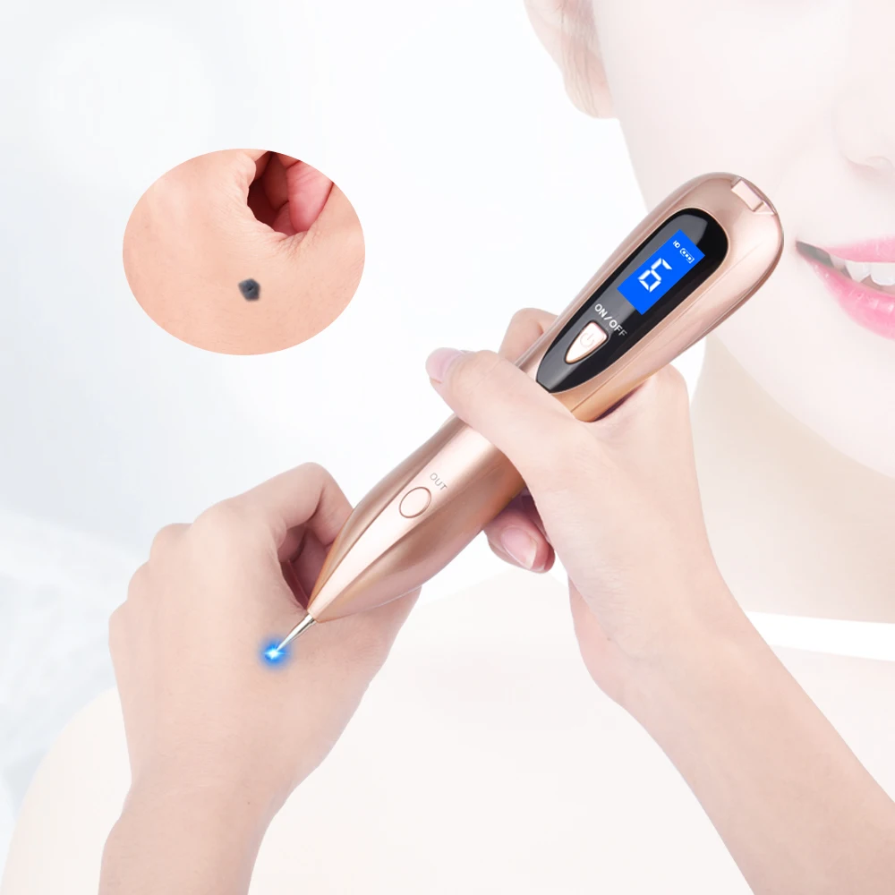 

Skin Wart Tag Tattoo Removal Tool Beauty Care Newest Laser Plasma Pen Mole Removal Dark Spot Remover LCD Skin Care Point Pen