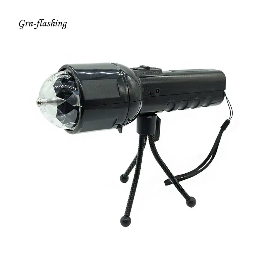 

Greflahing Watermark lamp 3A powered portable stage Rotatable Black body lighting for family gathering disco party stage lights