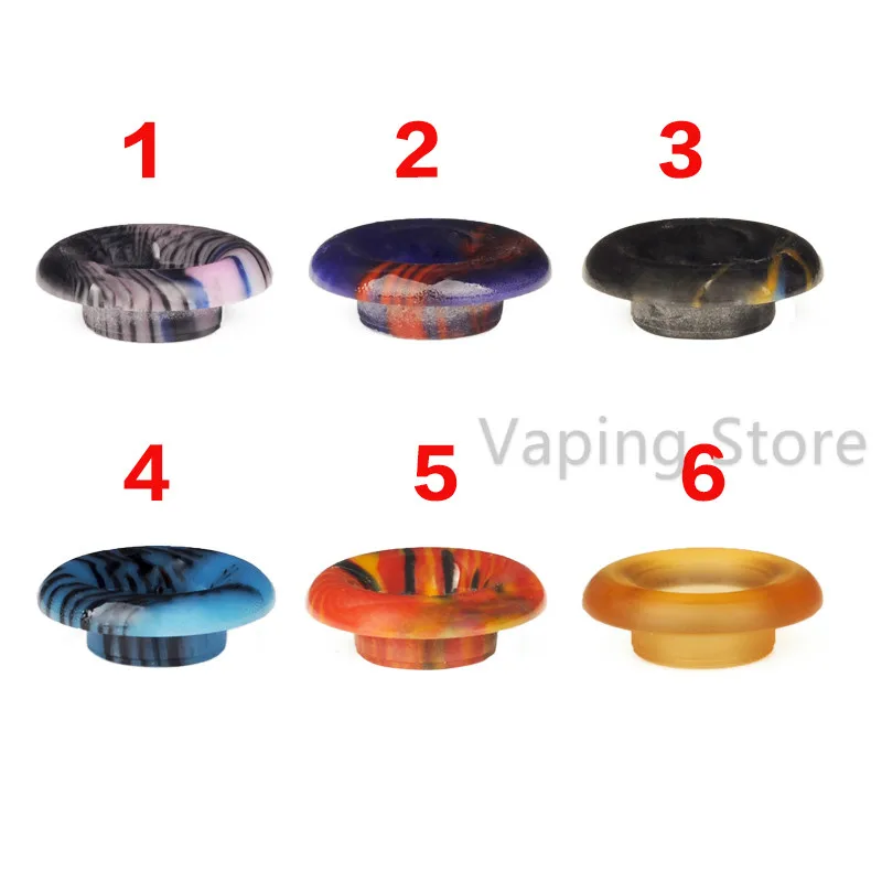 

Delrin Epoxy Ultem PEI Wide Bore Short 810 Low Profile Drip Tip Anti Spit Back with Filter