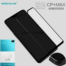 3D закаленное Стекло для OnePlus 6 полное покрытие Экран Protector Nillkin 3D CP + Max Стекло для OnePlus 6