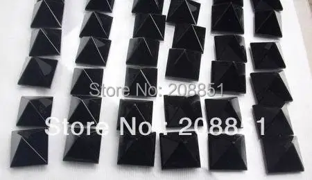

100 Small Natural OBSIDIAN CRYSTAL PYRAMIDS Carved WHOLESALES PRICE, Free Shipping,Hot Sales!! 19mm-21mm