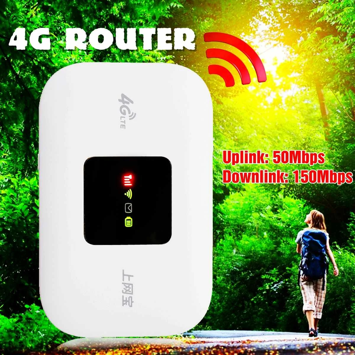 

150Mbps 4G Router Portable WiFi Car WiFi Mobile Hotspot Energy Saving 3 Model 4 Model 5 Model 6 Model