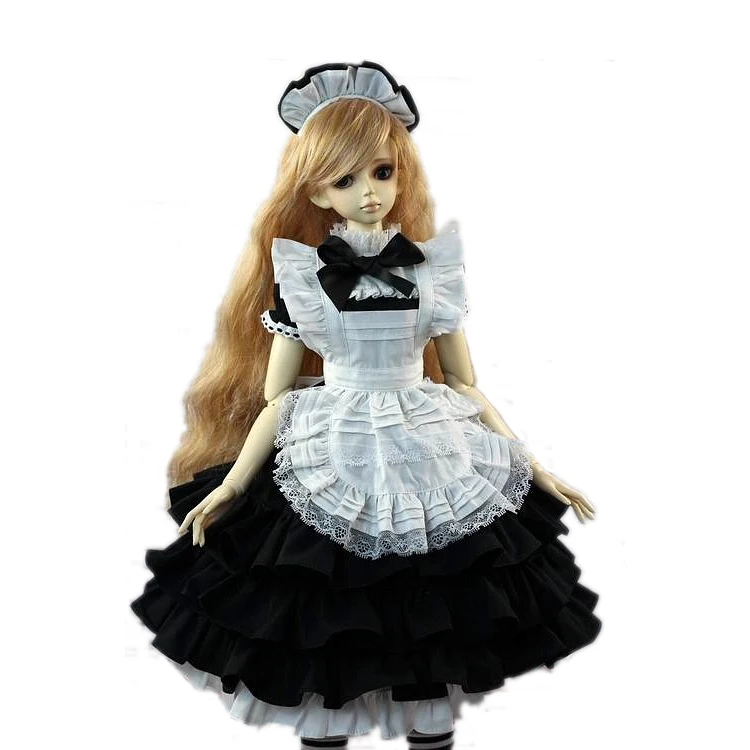 

[wamami] 220# Black Maid Dress/Suit 1/3 SD DZ AOD BJD Dollfie