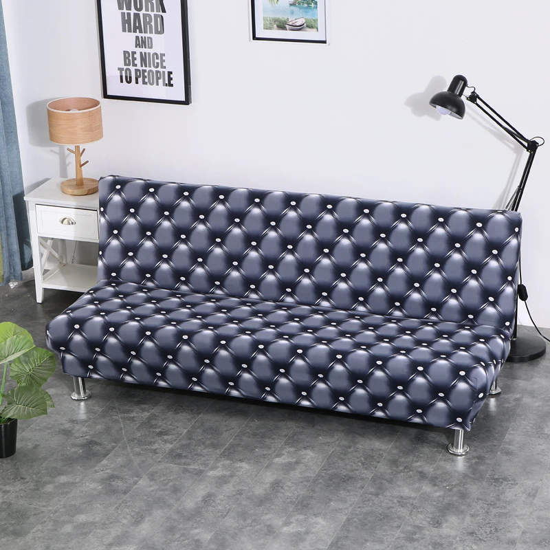 Универсальный чехол для дивана, кровати без рукавов, складной чехол для сидения, современный эластичный чехол для дивана - Цвет: 5837
