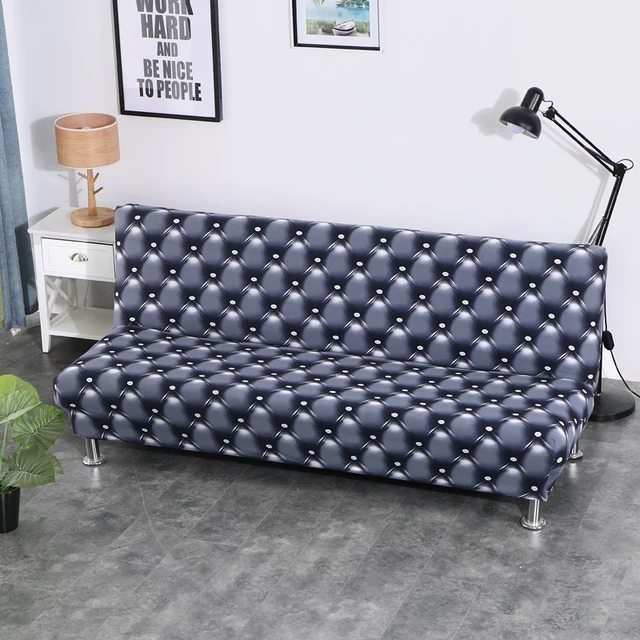 Universal Armless Sofa Bed Cover Folding Seat Slipcover Modern Stretch Covers Cheap Couch Protector Elastic Futon Bench Cover Chair Cover Aliexpress
