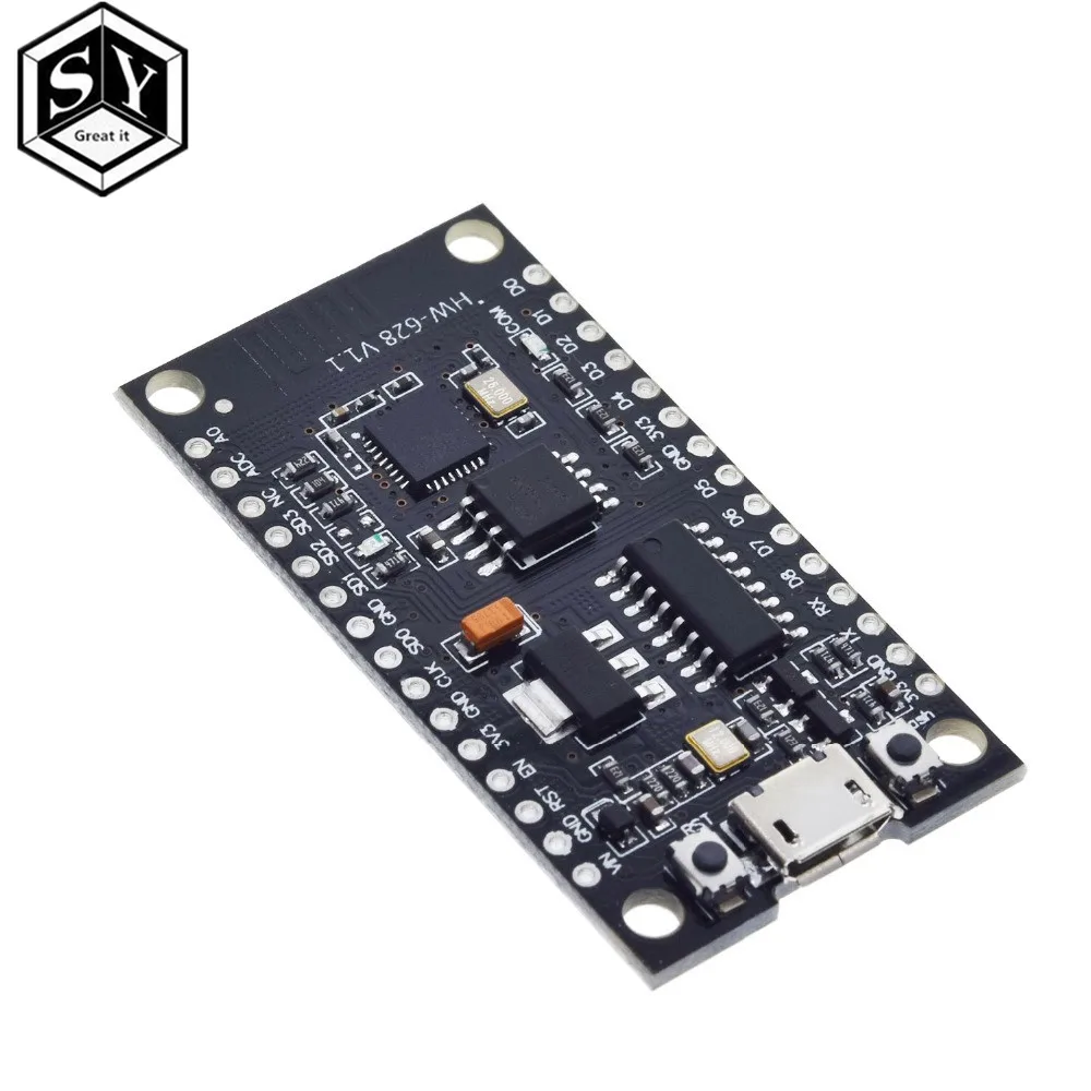 Беспроводной модуль CH340/CP2102 NodeMcu V3 V2 Lua wifi Интернет вещей макетная плата на основе ESP8266 ESP-12F с pcb антенной