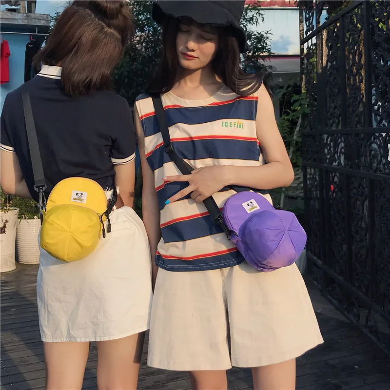 Menghuo New Hot Model Hat Shape Women Nylon Crossbody Bag Cute Handbags Shoulder Bags Creative Lady Messenger Cross body BagsIMG_2412