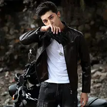 L-4XL Горячая Весна для мужчин Cultivate One's Morality мода краткое пункт куртка из искусственной кожи