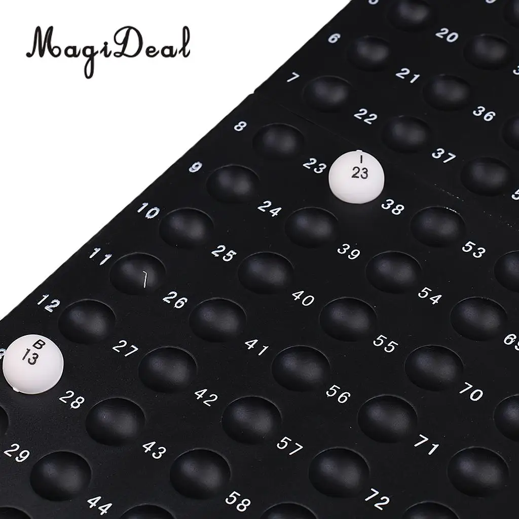 Classic Bingo Cage Game with 75 Ball 150 Token Marker 18 Card Christmas Gift for Club Pub Family Camping Hiking Games Supplies