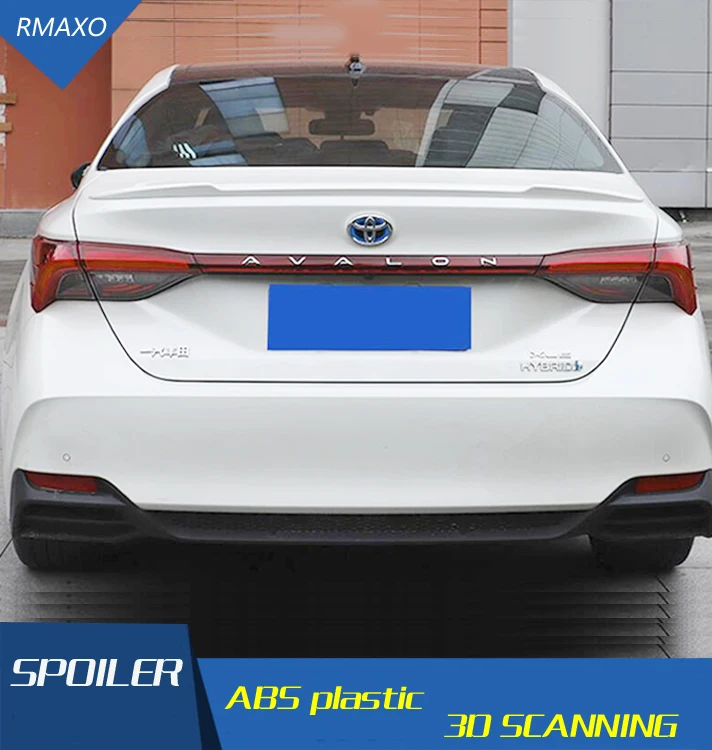

For Toyota Avalon Spoiler 2019 High Quality ABS Material Car Rear Wing Primer Color Rear Spoiler For Toyota Avalon Spoiler