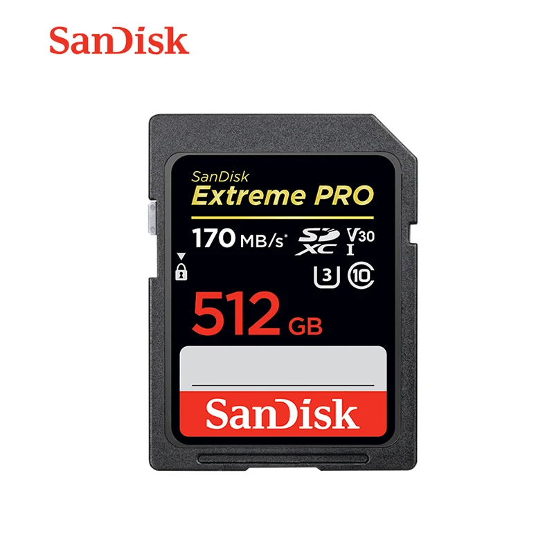 Sandisk Экстремальный Pro Sdhc Sdxc Uhs-i карта 512 ГБ 256 ГБ 128 Гб 64 Гб SD флэш-карта памяти карты для камеры бизнес высокоскоростная карта