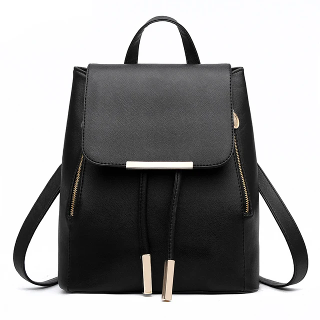 Mochila de cuero mujer bolsos de escuela lindos para las