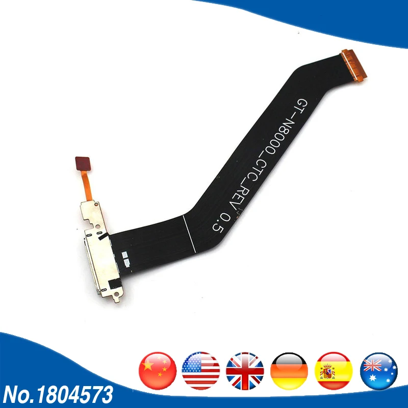 USB Dock Charging Port Flex Cable For Samsung Galaxy Note 10.1 N8000 GT