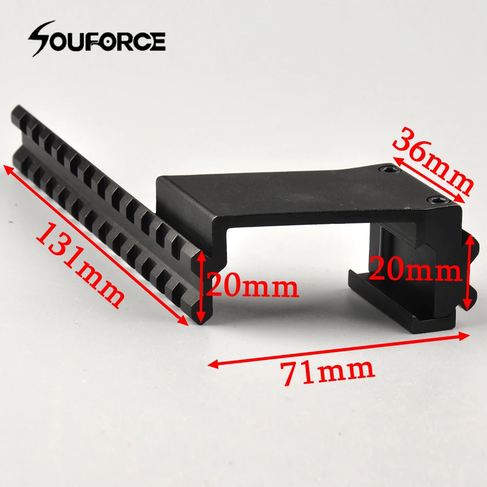 С креплением для верхней и нижней пистолет прицела Подходит Glock 17 19 20 22 23 для Охота Аксессуар планка Вивера