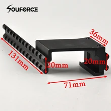 С креплением для верхней и нижней пистолет прицела Подходит Glock 17 19 20 22 23 для Охота Аксессуар планка Вивера