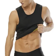 Мужской жилет для похудения, рубашка, термо неопреновый корсет для талии, для похудения, для сауны, для тела, корректирующий жилет, сжигание жира на животе