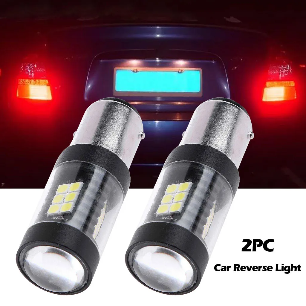 

Car Reverse Light 2Pcs 100W 900LM 1157 BAY15D LED Bulbs 21SMD 3030 1000LM 6500K Stop Tail Lamp Auto Accessories