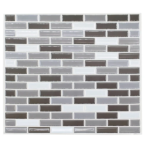 home kitchen 3d mosaic bricks style self adhesive wallpaper wall