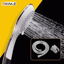 Five function Bathroom Shower Heads Water Saving Rainfall Adjustable chrome Shower head Faucet Replacement Parts new universal 3 mode function shower heads chrome handheld bathroom water shower head for bathroom tools