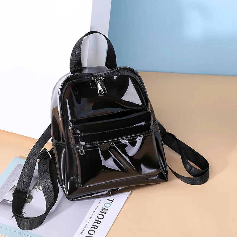 

Clear Transparent Women Backpack waterproof book female college students backpack Teenager girl School Mochila Feminina Mujer