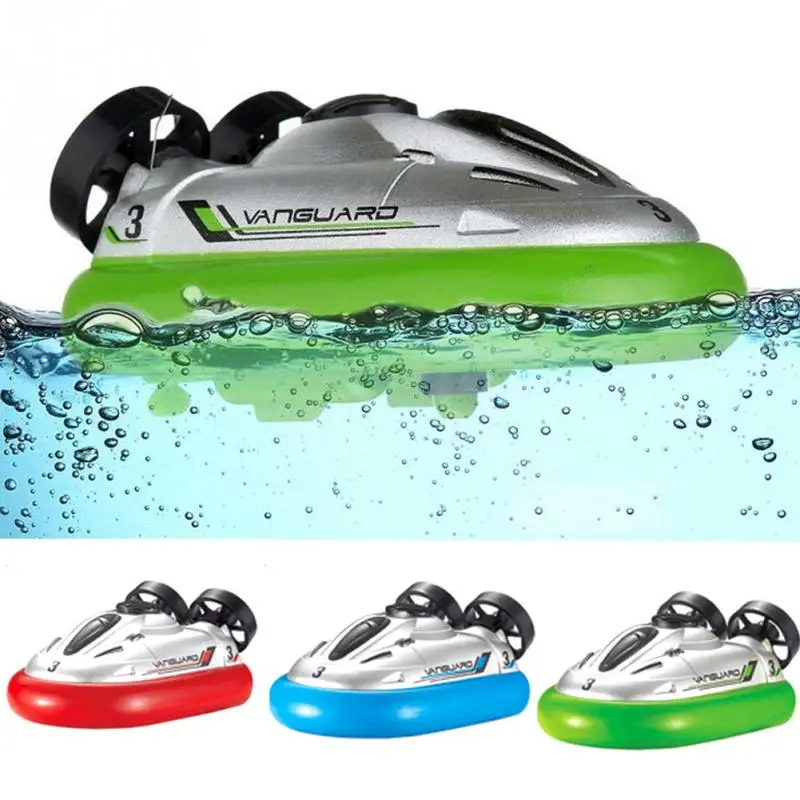 

Hot Sale Easy Control New Arrival 4 Color Mini RC Speedboat Sport Hovercraft Hover Boat Toy Kids Birthday Gift