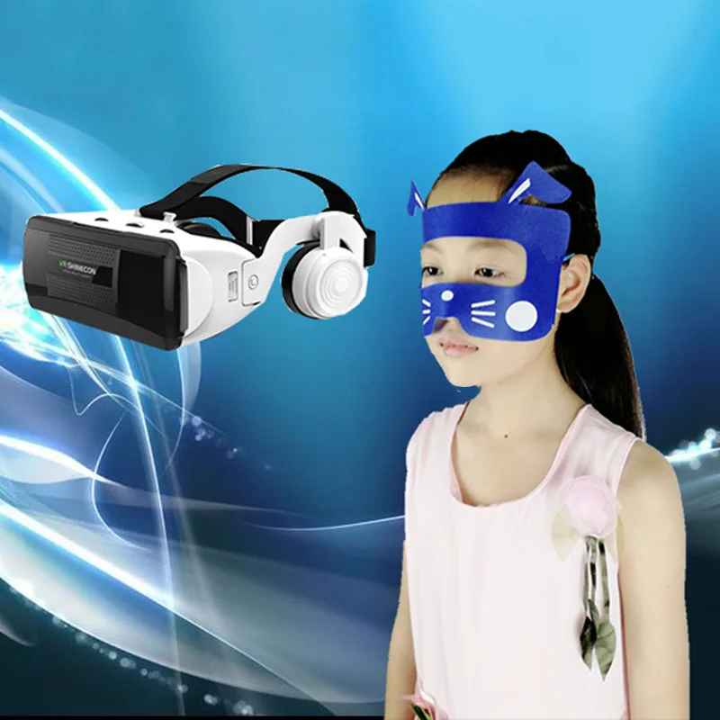 100 шт. синяя одноразовая маска для глаз Htc Vive PRO гарнитура Sony PSVR PLAYSTATION|Аксессуары