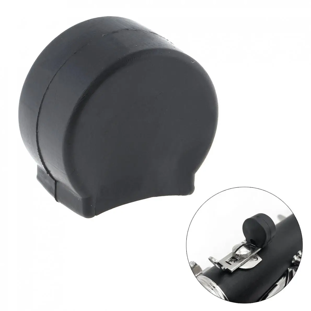 

Rubber Clarinet Black Resilient Thumb Rest Saver Cushion Pad Finger Protector Comfortable for Clarinet Musical Accessories