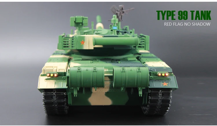 Heng Long Китайская армия ZTZ 99A MBT 1/16 Масштаб 2,4 ГГц RC основной боевой танк конечная металлическая Версия с дымом, звуком и BB пушкой