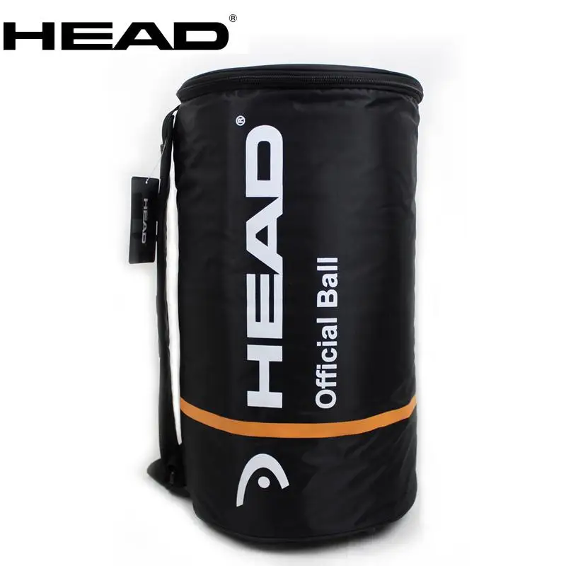 Оригинальная головка теннисного мяча емкость 80-100 шт. теннисные Бальные бочки сумки для теннисного тренинга спортивная сумка большой емкости - Цвет: black