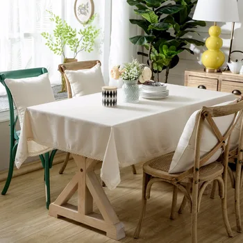 

Natural solid lace tablecloths for square tables manteles de mesa rectangular table textile lace table cloth toalhas de mesa