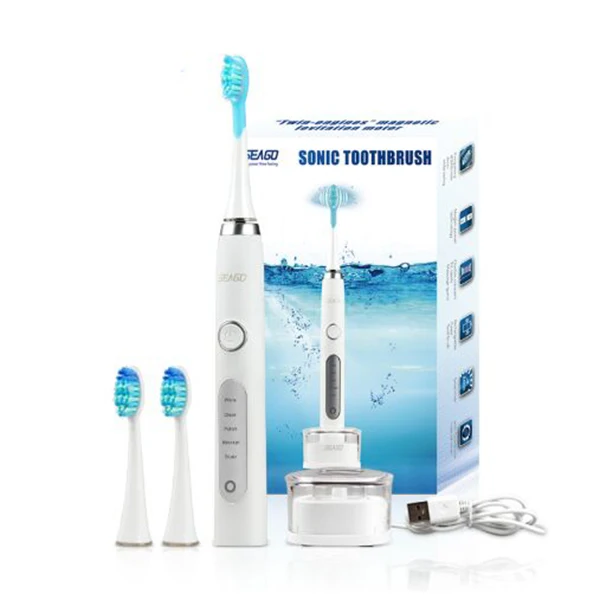 

SEAGO inductive charging smart Sound waves electric toothbrush SG986