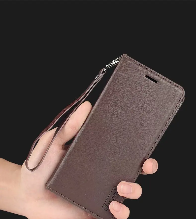 Xiaomi Redmi Note 7 Чехол Hanman Redmi Note 5 Coque Fundas роскошный кожаный кошелек Чехол Redmi Note 5 6 Pro Натуральная кожа флип-чехол