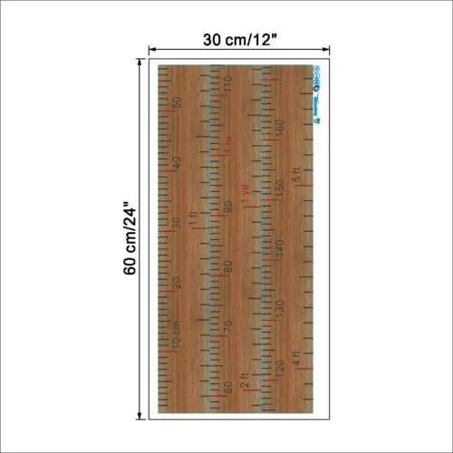 Новая Веселая диаграмма роста Наклейка на стену для детей Дети Рост измерительная диаграмма домашнее украшение для детской комнаты