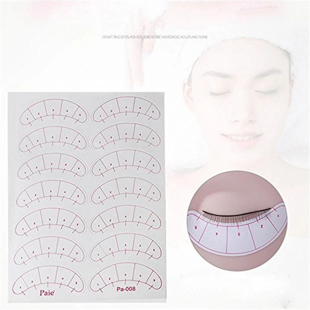 False Eyelashes Extension Practice Exercise Kit Makeup Mannequin Head Set Grafting Eyelash Tools Kit Practice Eye 3