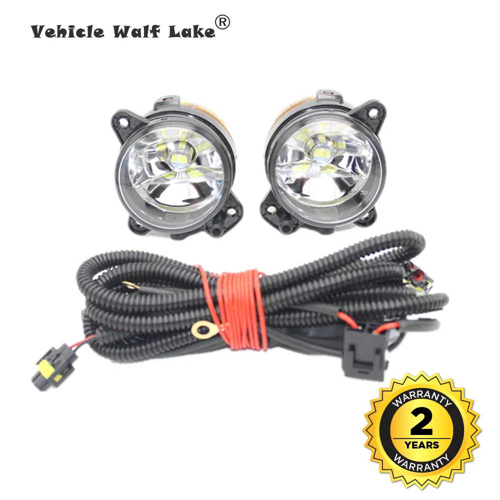 2 шт. светодиодный противотуманная фара для VW Polo GTI 9N3 MK4 2005 2006 2007 2008 2009 2010